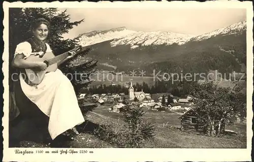 Oberstdorf Riezlern Nationaltracht Hoch Jfen Kat. Oberstdorf