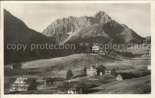 Oberstdorf Riezlern Hirschegg Hirschegg Petersen Haus Bergkranz Widderstein Kat. Oberstdorf