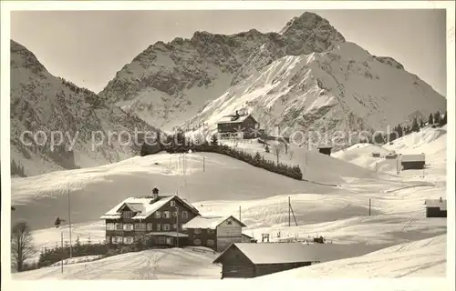 Oberstdorf Waldemar Petersen Haus Pension Bergkranz Widderstein Kat. Oberstdorf