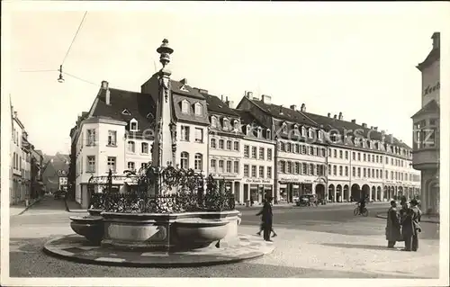 Saarbruecken St. Johanner Markt Brunnen Kat. Saarbruecken