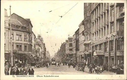 Saarbruecken Obere Bahnhofstrasse Kat. Saarbruecken