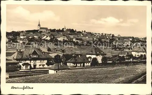 Baumholder Nahe Bahnhof Kirche  Kat. Baumholder