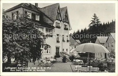 Katzenloch Hotel Diehl Kat. Kempfeld