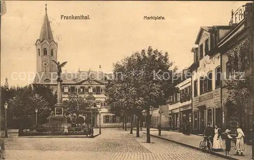 Frankenthal Pfalz Marktplatz Kat. Frankenthal (Pfalz)