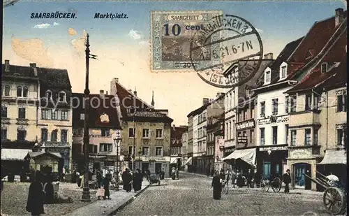 Saarbruecken Marktplatz Kat. Saarbruecken