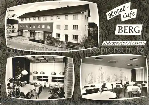 Buerstadt Hotel Cafe Berg  Kat. Buerstadt