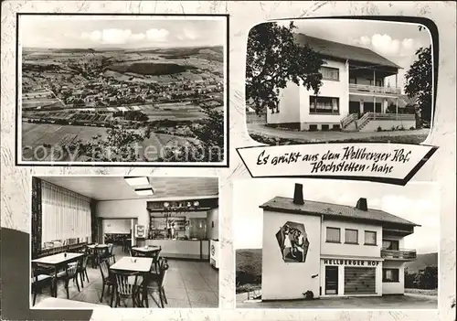 Kirn Nahe Hochstetten Gasthaus zum Hellberg Gesamtansicht  Kat. Kirn