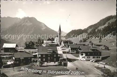 Mittelberg Oy Baerenkopf  Kat. Oy Mittelberg