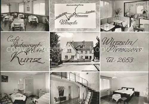 Winzeln Pirmasens Cafe Hotel Kunz Kat. Pirmasens