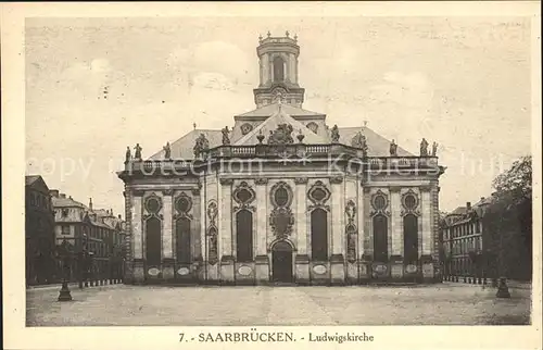 Saarbruecken Ludwigskirche Kat. Saarbruecken