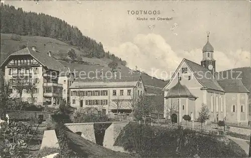 Todtmoos Kirche mit Oberdorf Kat. Todtmoos