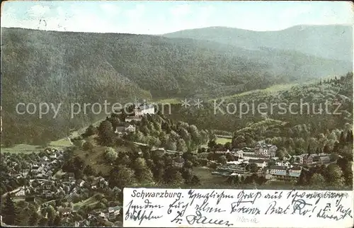 Schwarzburg Thueringer Wald  Kat. Schwarzburg