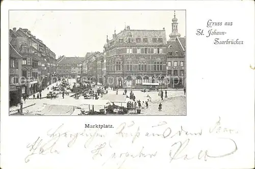 St Johann Saarbruecken Marktplatz Kat. Saarbruecken