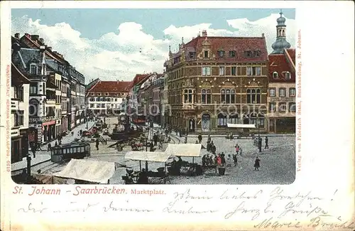 St Johann Saarbruecken Marktplatz Kat. Saarbruecken