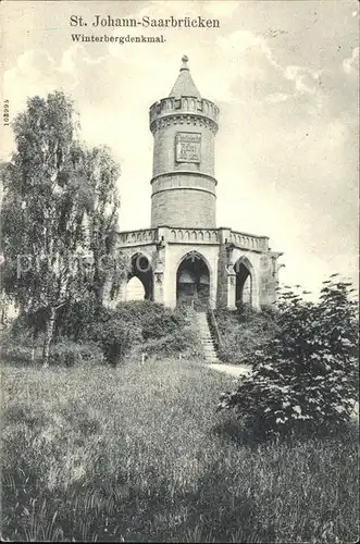 St Johann Saarbruecken Winterbergdenkmal Kat. Saarbruecken