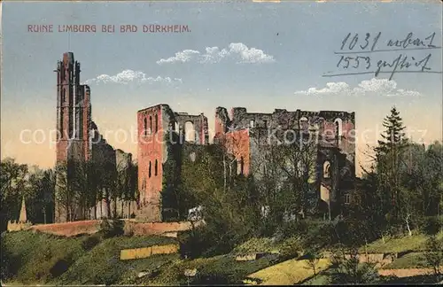 Bad Duerkheim Ruine Limburg Kat. Bad Duerkheim