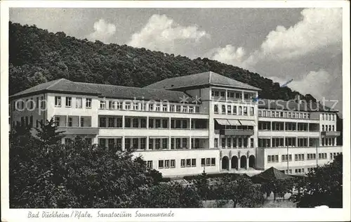 Bad Duerkheim Sanatorium Sonnenwend Kat. Bad Duerkheim