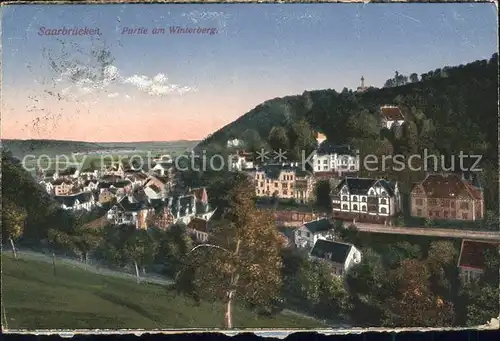 Saarbruecken Partie am Winterberg Kat. Saarbruecken