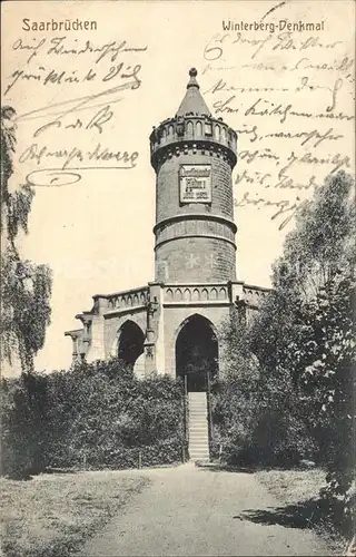 Saarbruecken Winterberg Denkmal Kat. Saarbruecken