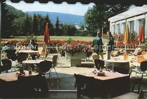 Bad Duerkheim Garten Hotel Heusser Terrase Kat. Bad Duerkheim