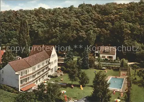 Bad Duerkheim Garten Hotel Heusser Fliegeraufnahme Kat. Bad Duerkheim