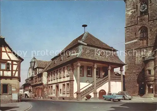 Freinsheim Rathaus Autos Kat. Freinsheim