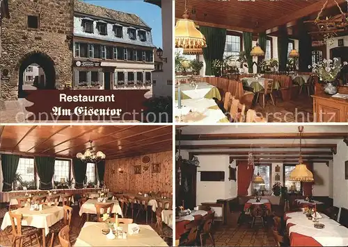 Freinsheim Restaurant Am Eisentor  Kat. Freinsheim