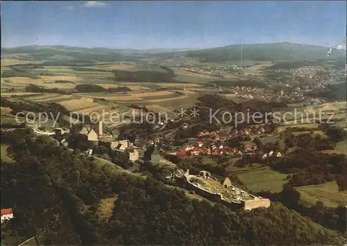 Baumholder Nahe Burg Lichtenberg Fliegeraufnahme Kat. Baumholder