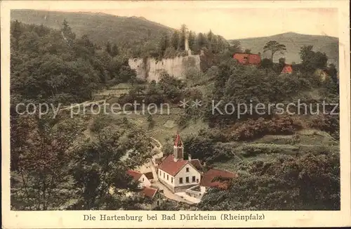 Bad Duerkheim Hartenburg Bahnpost Kat. Bad Duerkheim