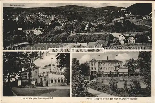 Bad Duerkheim Hotel Mappes Leiniger Hof Garten Kat. Bad Duerkheim