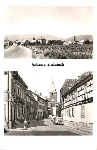 Mussbach Teil  Strassenansichten Kat. Neustadt an der Weinstr.