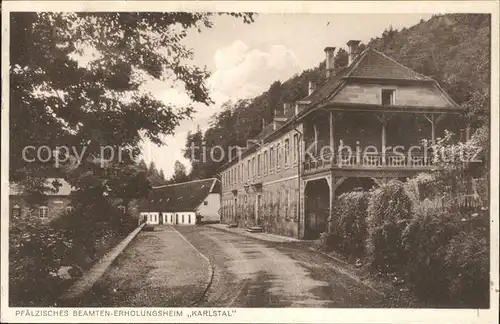 Karlstal Beamten Erholungsheim  Kat. Trippstadt