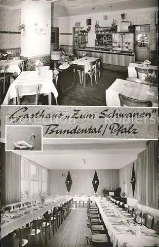 Bundenthal Gasthaus zum Schwanen Festsaal  Kat. Bundenthal