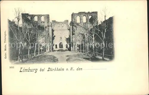 Bad Duerkheim Burgruine Limburg Kat. Bad Duerkheim