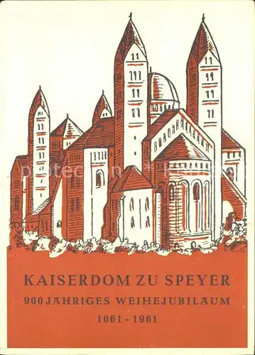 Speyer Rhein Kaiserdom  Kat. Speyer