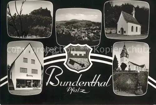 Bundenthal Kirche Teilansichten Kat. Bundenthal