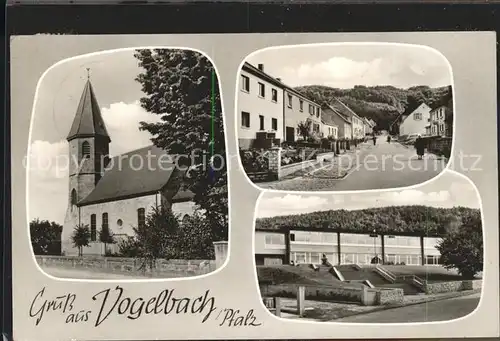 Vogelbach Pfalz Kirche Teilansichten Kat. Bruchmuehlbach Miesau