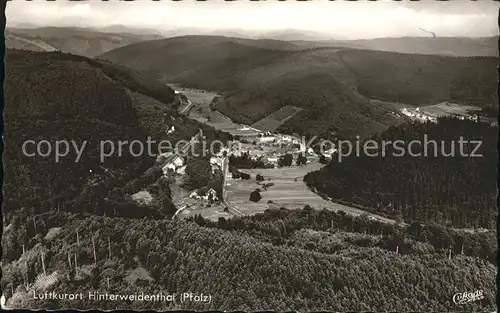 Hinterweidenthal Fliegeraufnahme Kat. Hinterweidenthal