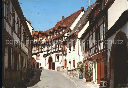 Weinheim Bergstrasse Altstadt Kat. Weinheim