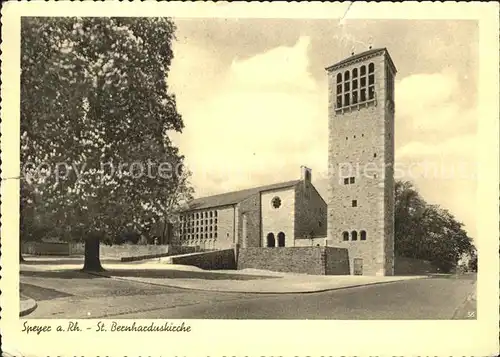 Speyer Rhein St. Bernharduskirche Kat. Speyer