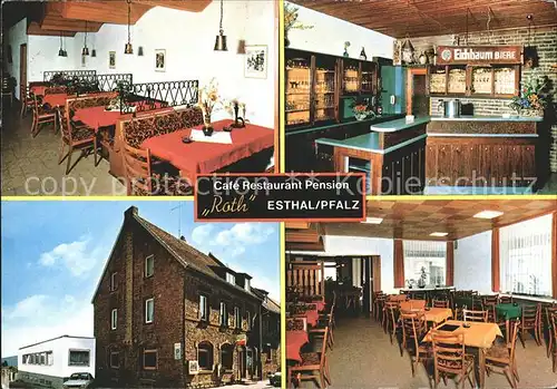 Esthal Cafe Restaurant Ludwig Roth  Kat. Esthal