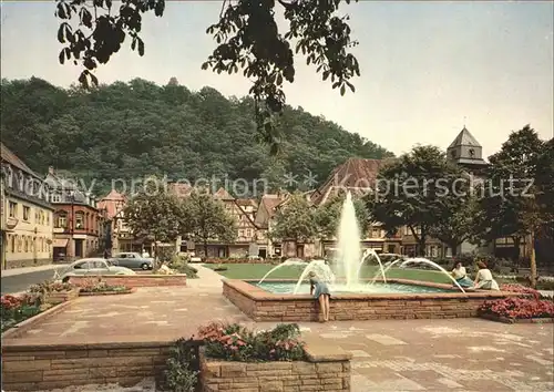 Landstuhl Marktplatz Springbrunnen  Kat. Landstuhl