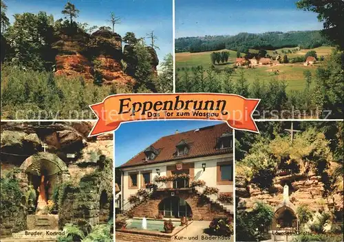 Eppenbrunn Bruder Konrad Kur  Baederhaus Altschlossfelsen Kat. Eppenbrunn