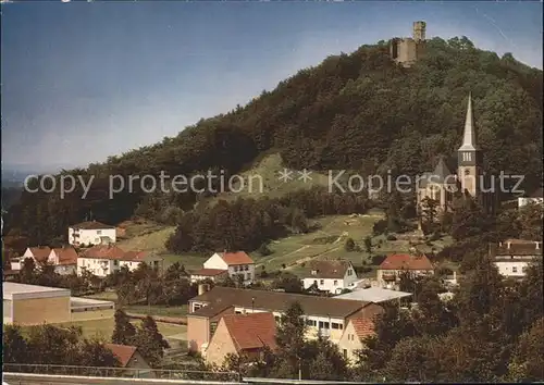 Hohenecken Burgruine Kirche Kat. Kaiserslautern