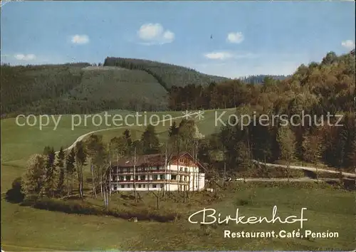 Waldmichelbach Restaurant Birkenhof  Kat. Wald Michelbach