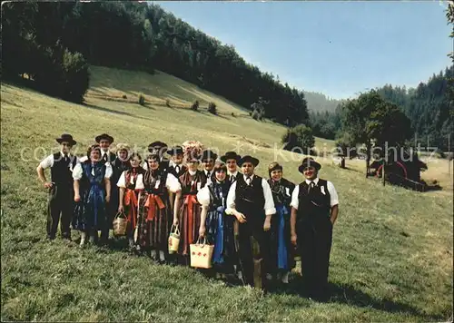 Lauterbach Schwarzwald Tanzgruppe Trachtenvereins  Kat. Lauterbach
