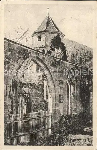 Hirsau Portal Brunnenkapelle Glockenturm Kat. Calw