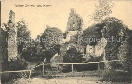 Zavelstein Ruine Inneres Kat. Bad Teinach Zavelstein