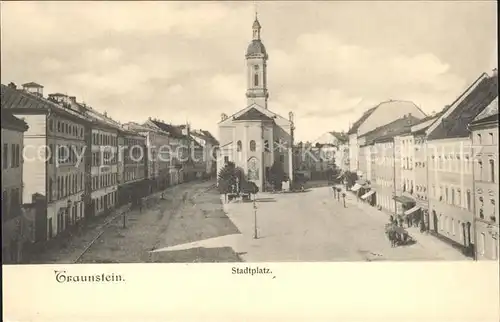 Traunstein Oberbayern Stadtplatz Kat. Traunstein