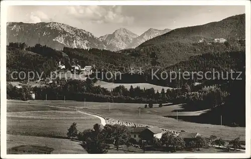 Bergen Chiemgau Blick gegen Maria Eck Bad Adelholzen / Bergen /Traunstein LKR